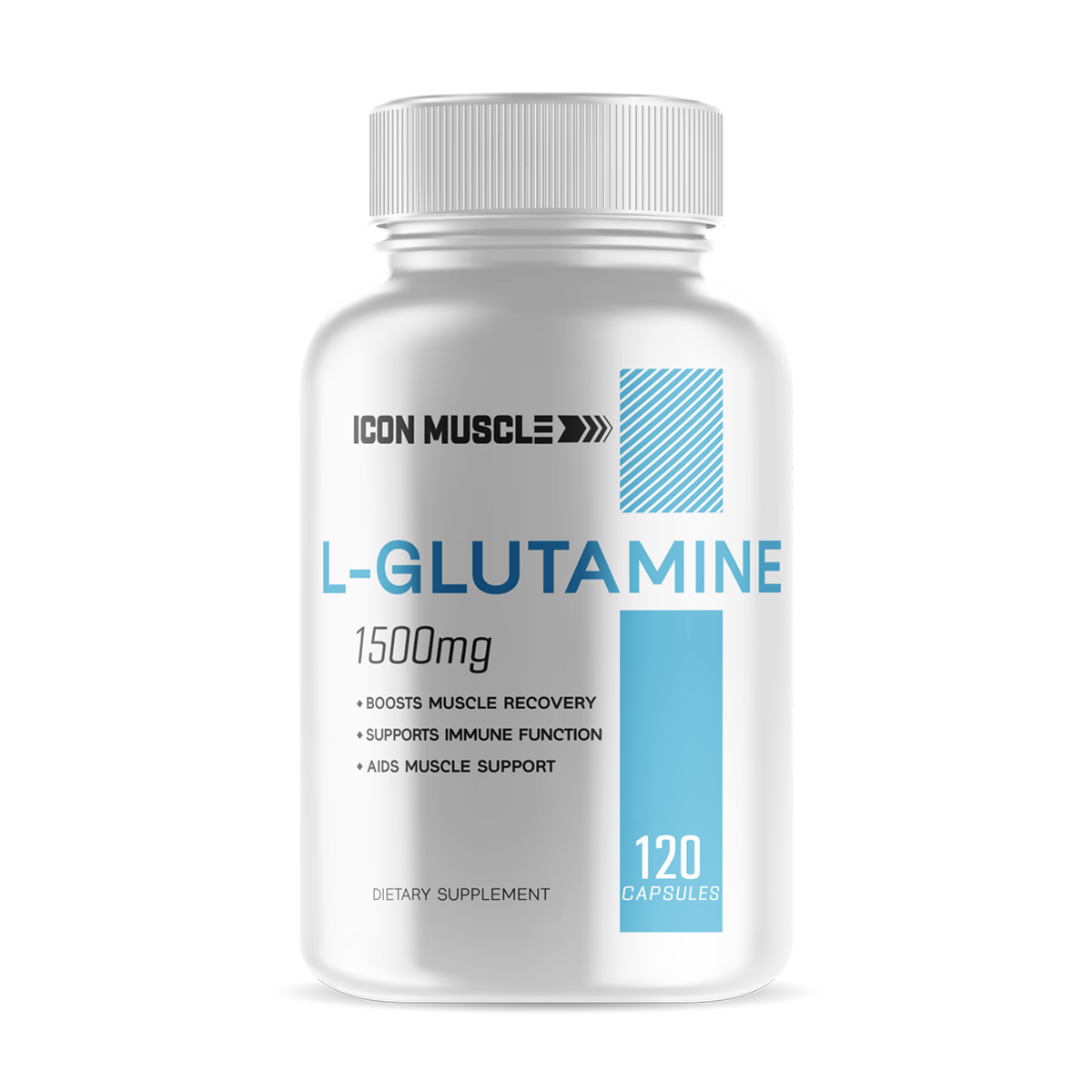 Glutamine plays an important role in muscle growth and development. The body’s glutamine stores can get severely low during periods of intense training, high stress, or sickness