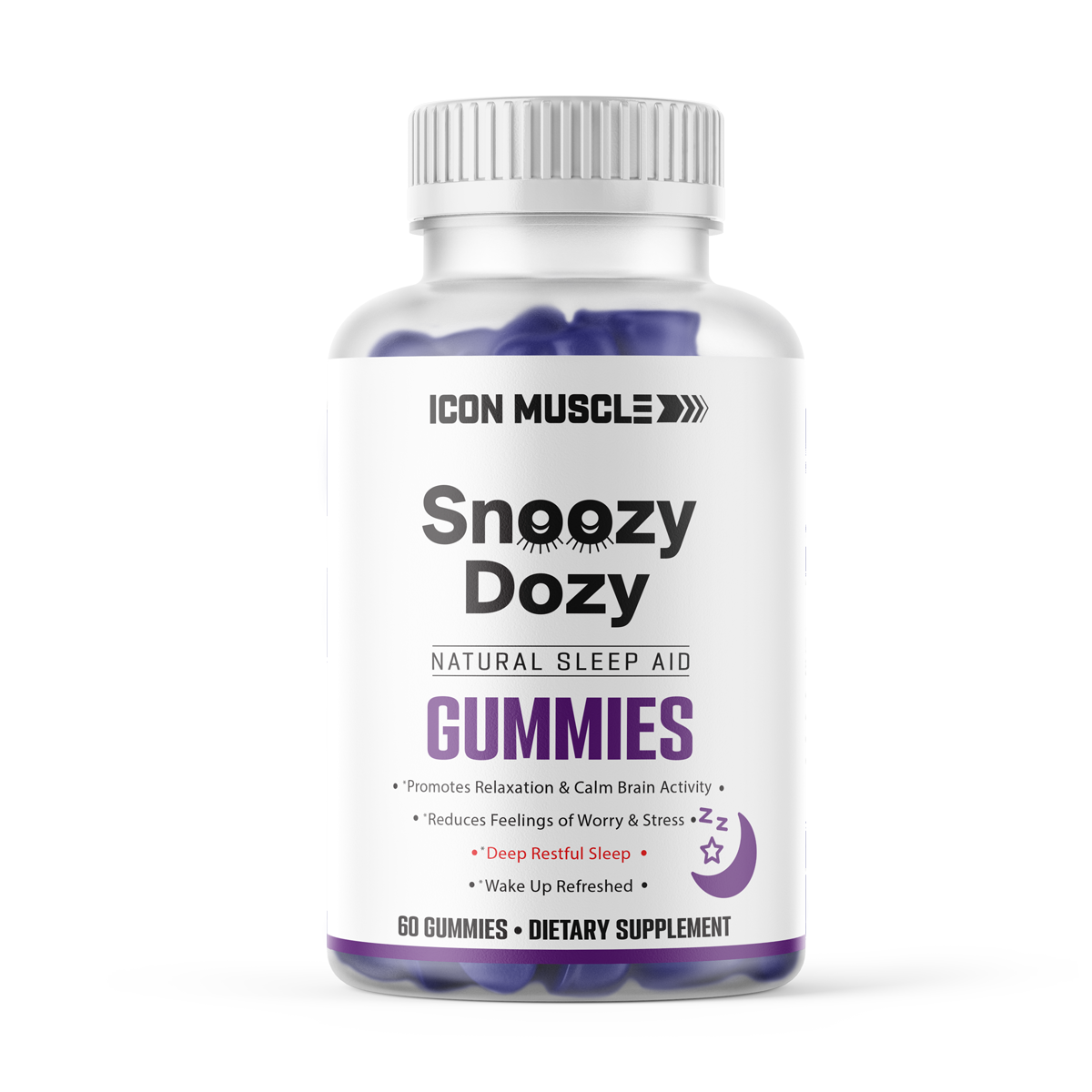 Snoozy Dozy Sleep Aid Vegan Gummies Sleep Support