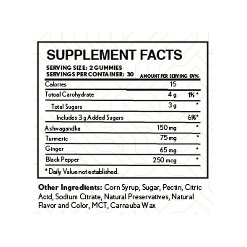 Super Ashwagandha + Turmeric and Ginger Gummies